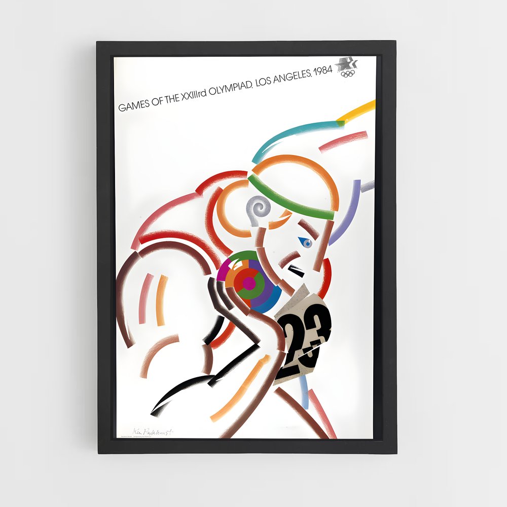 Poster Glamour à Los Angeles – affiche Jeux Olympiques (vue 2)